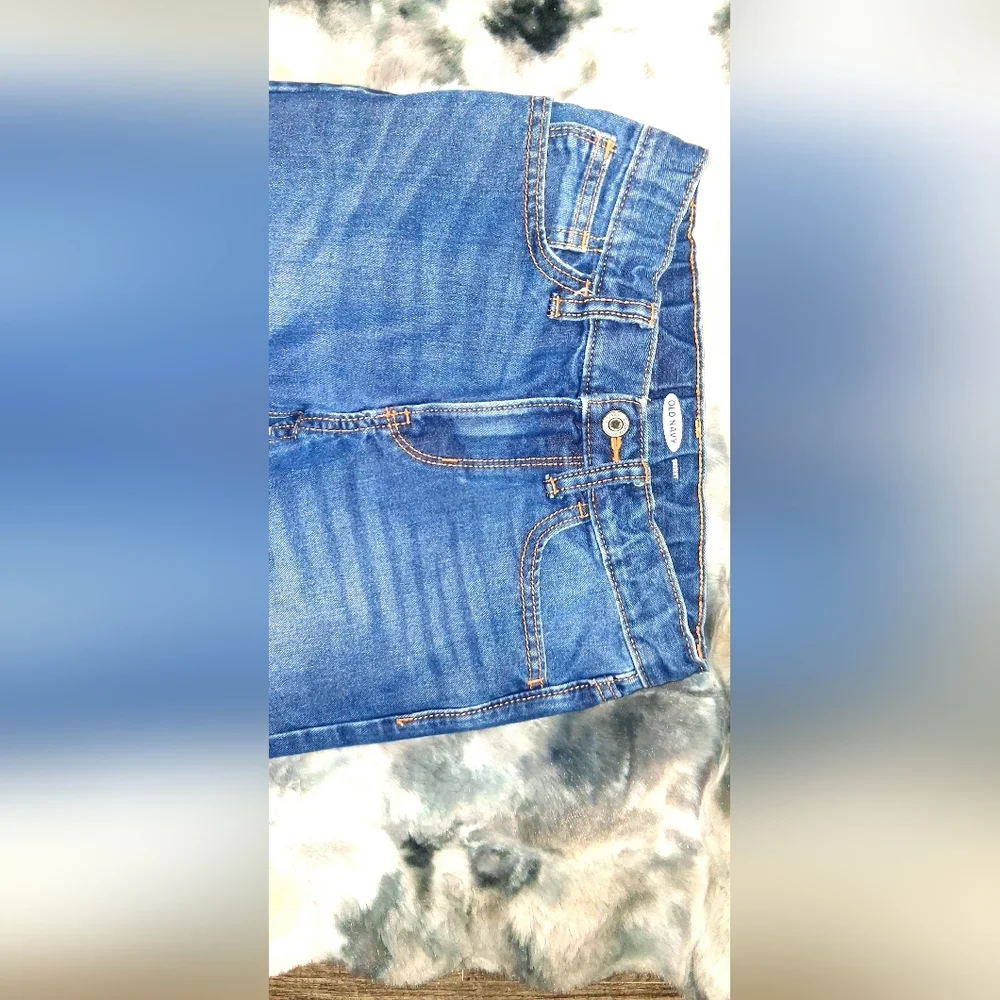 Old Navy Classic Blue Women's Skinny Jeans - Picture 4 of 16